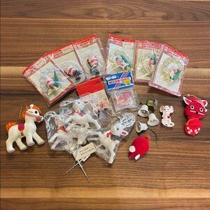 New in original package - Assorted Vintage Christmas Ornaments and Decorations